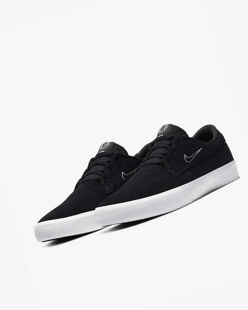 Black / Black / White Men's Nike SB Shane Skate Shoes | UK1144