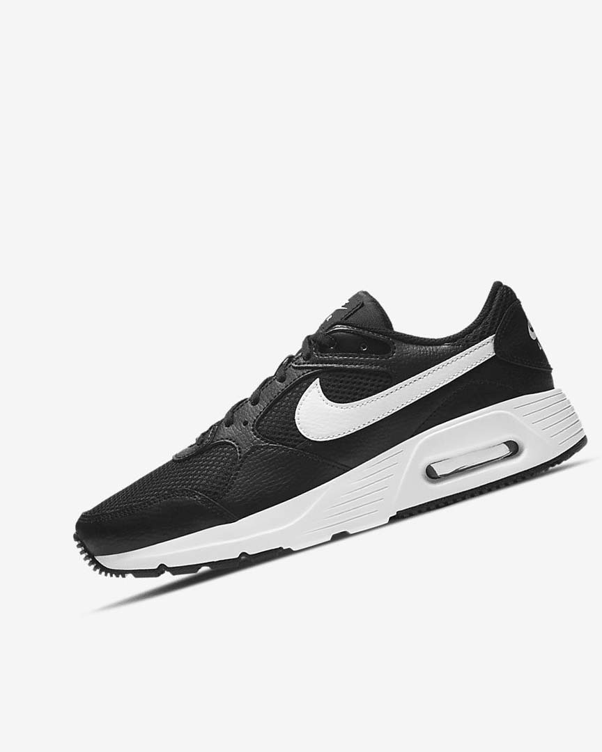 Black / Black / White Women\'s Nike Air Max SC Sneakers | UK2595