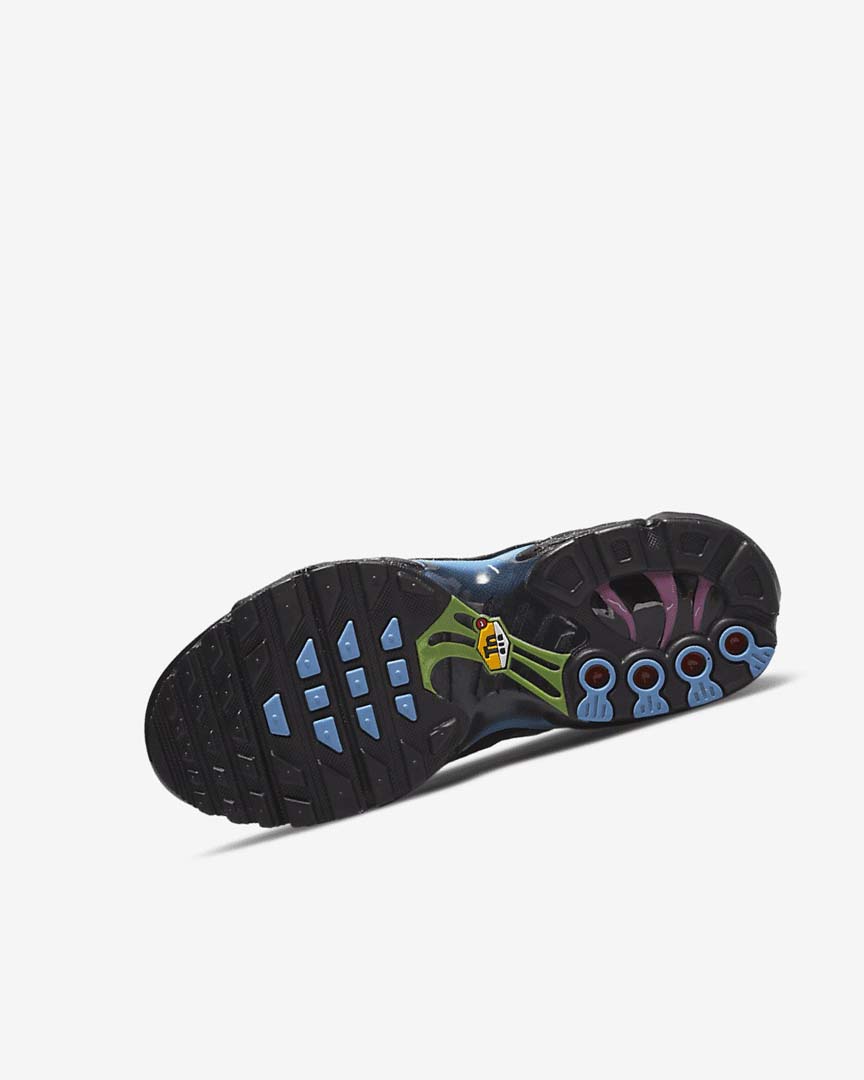 Black / Blue / Light Burgundy Girls' Nike Air Max Plus Sneakers | UK2722