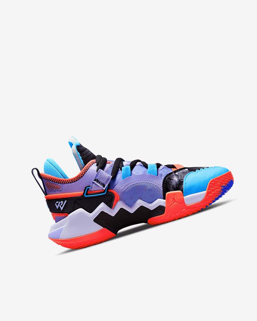 Black / Blue / Light Red Boys' Nike Jordan 'Why Not?' Zer0.5 Basketball Shoes | UK5393