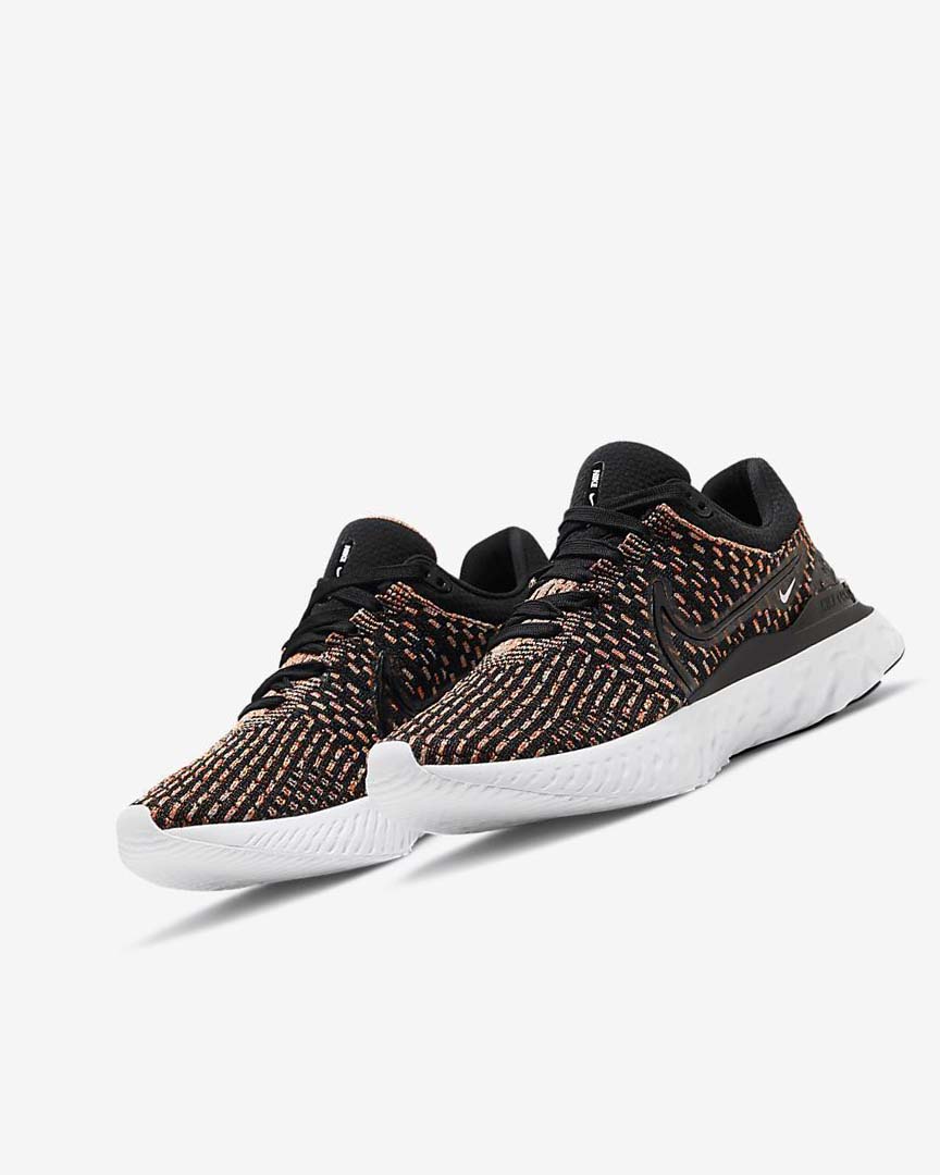 Black / Blue / Pink / White Women's Nike React Infinity Run Flyknit 3 Running Shoes | UK5062