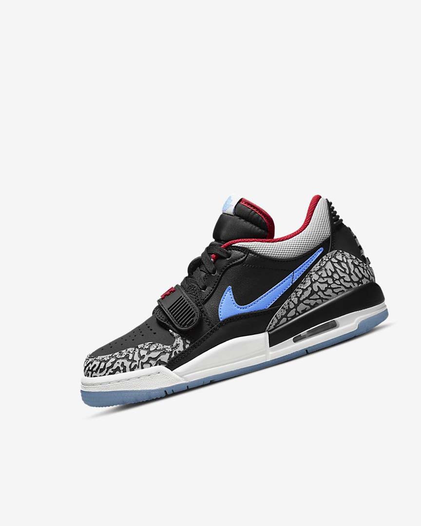 Black / Blue / Red / Grey Boys\' Nike Air Jordan Legacy 312 Low Basketball Shoes | UK1118