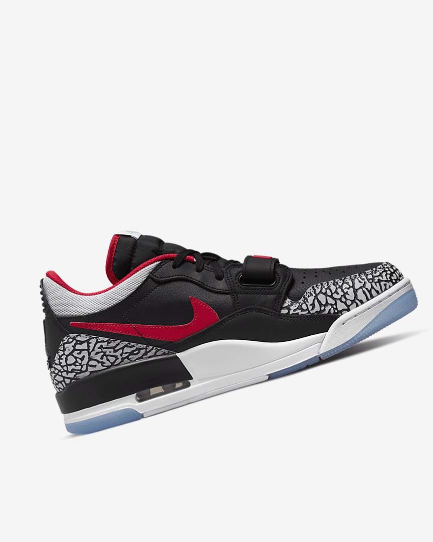 Black / Blue / Red / Grey Men's Nike Air Jordan Legacy 312 Low Basketball Shoes | UK1161