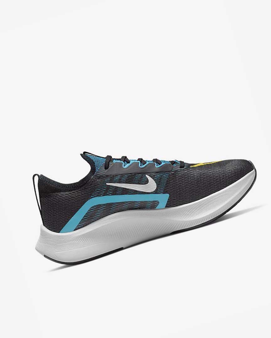 Black / Blue / White Men's Nike Zoom Fly 4 Running Shoes | UK3146