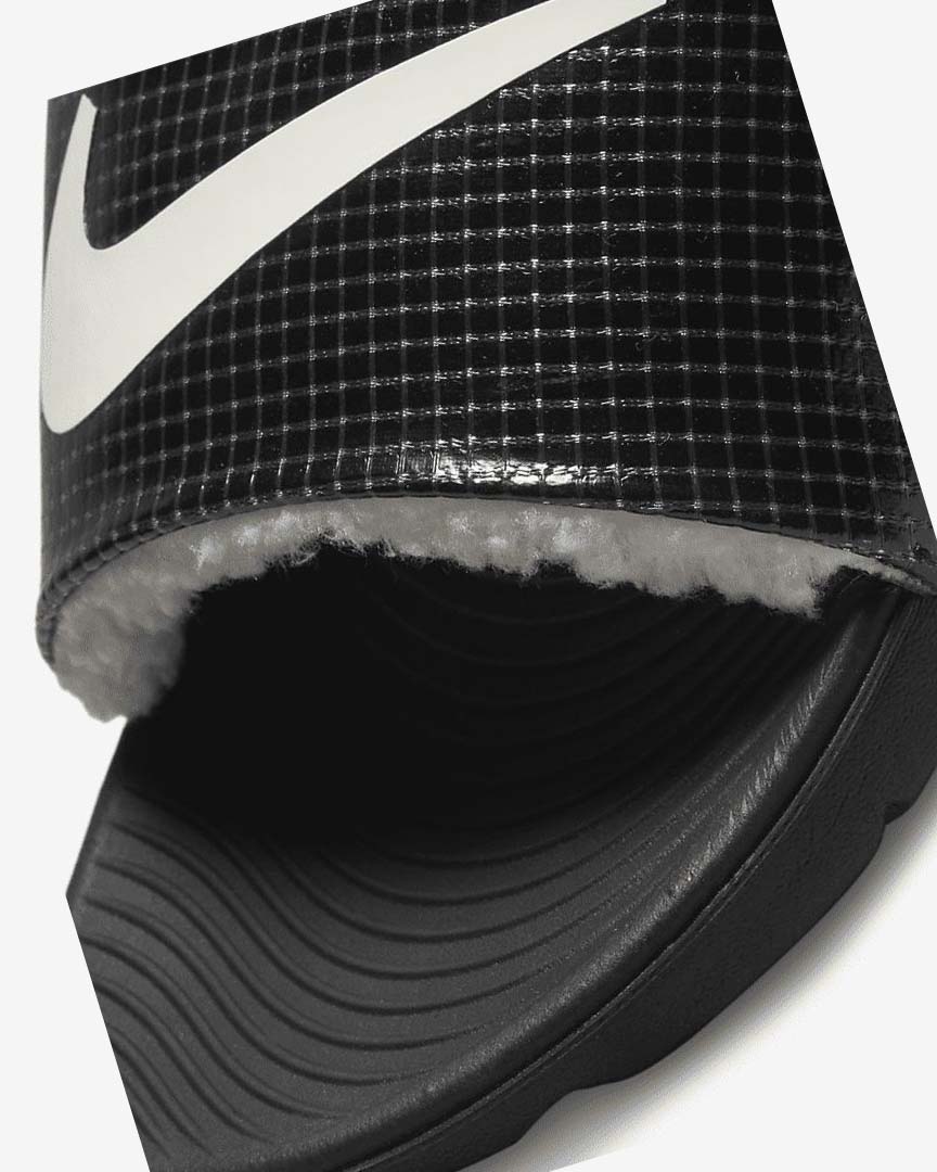 Black Boys' Nike Kawa SE Slides | UK2773