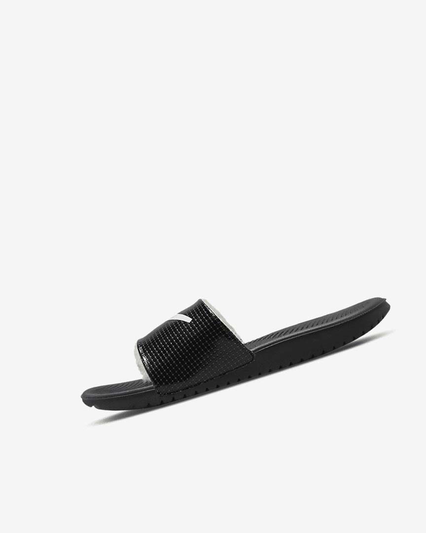 Black Boys\' Nike Kawa SE Slides | UK2773