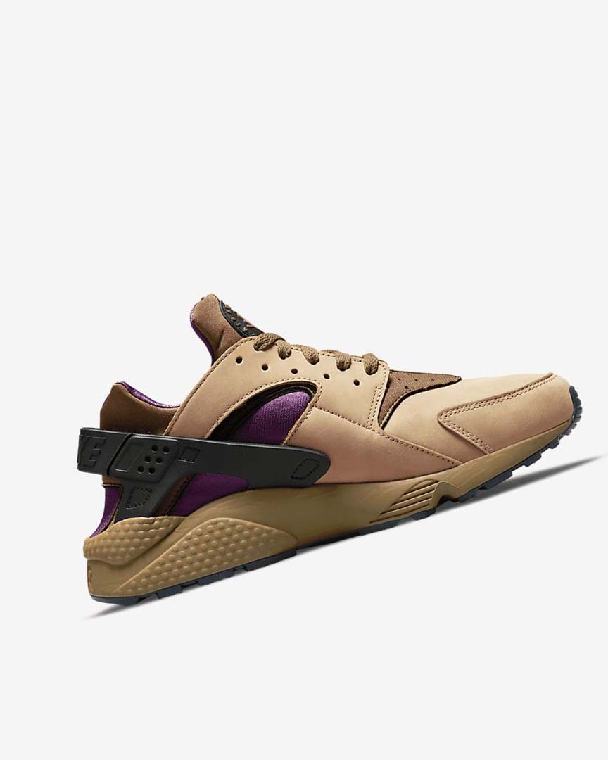 Black / Brown Men's Nike Air Huarache LE Sneakers | UK5084