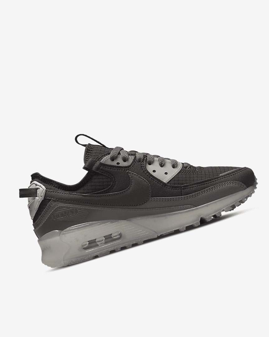 Black / Dark Blue Grey / Light Beige / Grey Women's Nike Air Max Terrascape 90 Sneakers | UK3215