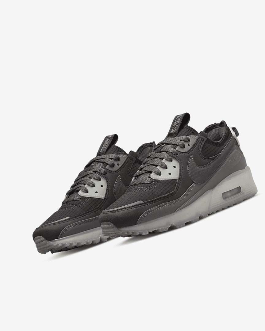 Black / Dark Blue Grey / Light Beige / Grey Women's Nike Air Max Terrascape 90 Sneakers | UK3215