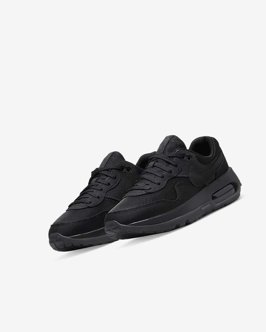 Black / Dark Grey / Black Boys' Nike Air Max Motif Shoes | UK2980