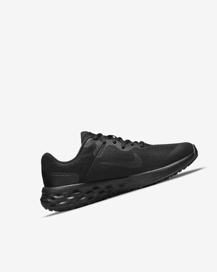 Black / Dark Grey / Black Boys' Nike Revolution 6 Running Shoes | UK4895