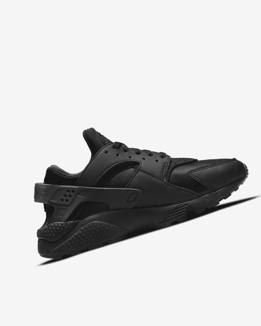 Black / Dark Grey / Black Men's Nike Air Huarache Sneakers | UK2520