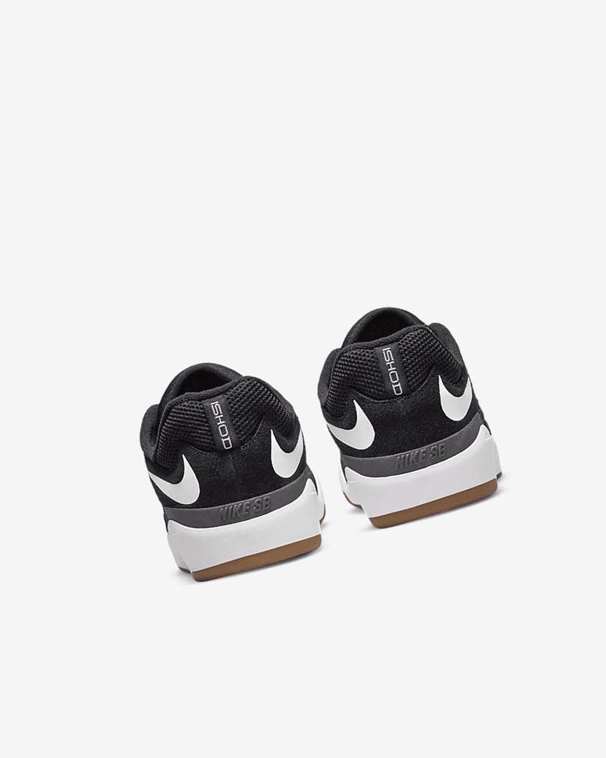 Black / Dark Grey / Black / White Women's Nike SB Ishod Wair Skate Shoes | UK4740