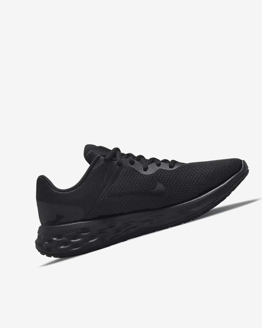 Black / Dark Grey / Black Women's Nike Revolution 6 Next Nature Running Shoes | UK2816