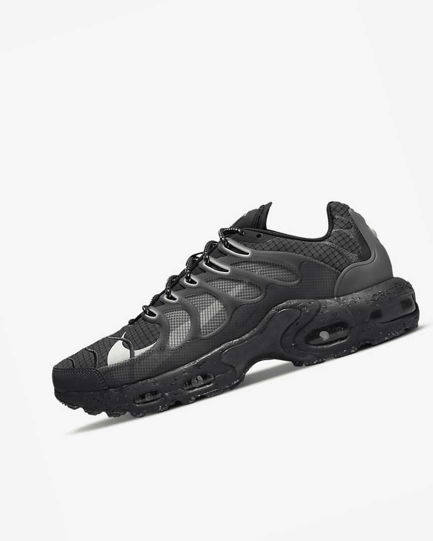 Black / Dark Grey / Dark Grey / Light Green Men\'s Nike Air Max Terrascape Plus Casual Shoes | UK5021