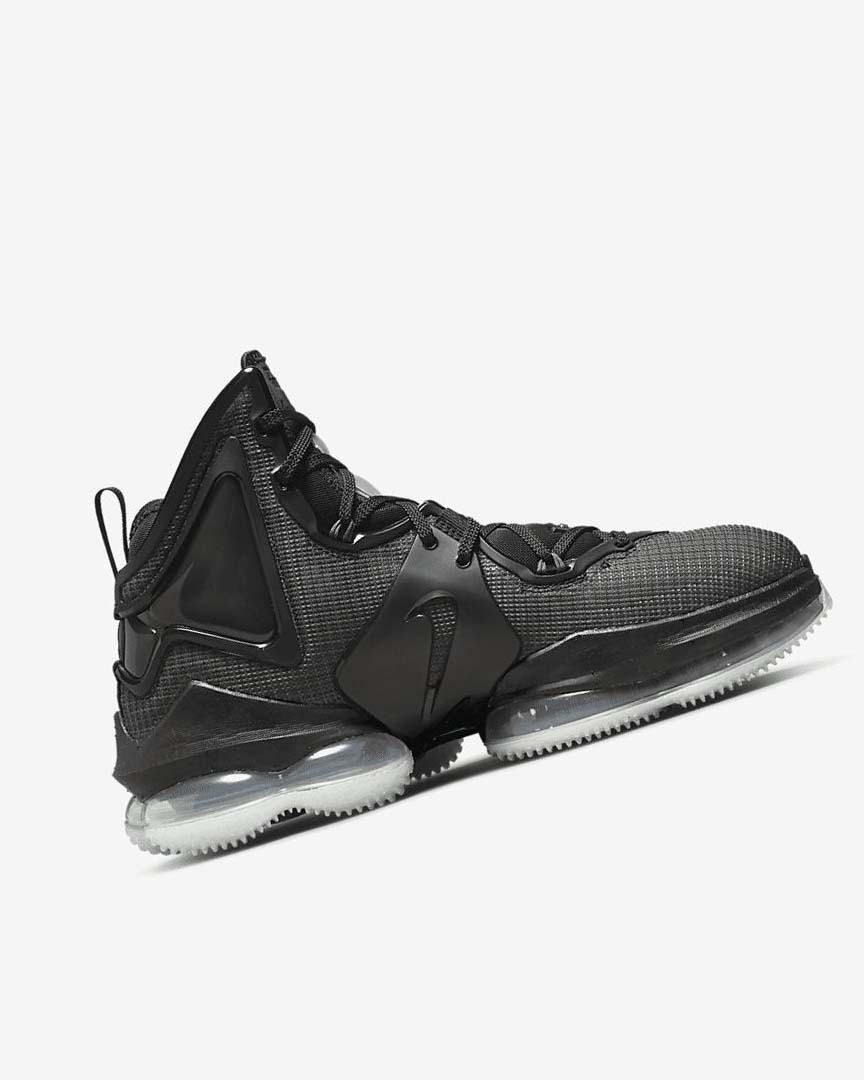 Black / Dark Grey / Green Women's Nike LeBron 19 Basketball Shoes | UK2540