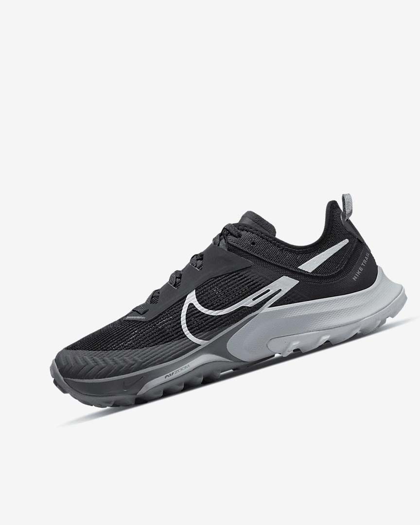 Black / Dark Grey / Grey / Platinum Women\'s Nike Air Zoom Terra Kiger 8 Trail Running Shoes | UK3095