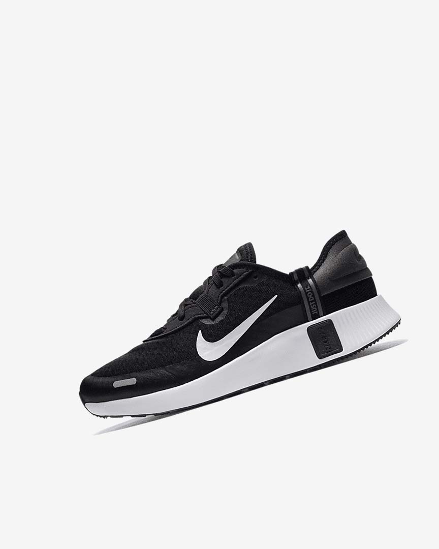 Black / Dark Grey / Grey / White Girls\' Nike Reposto Shoes | UK2220