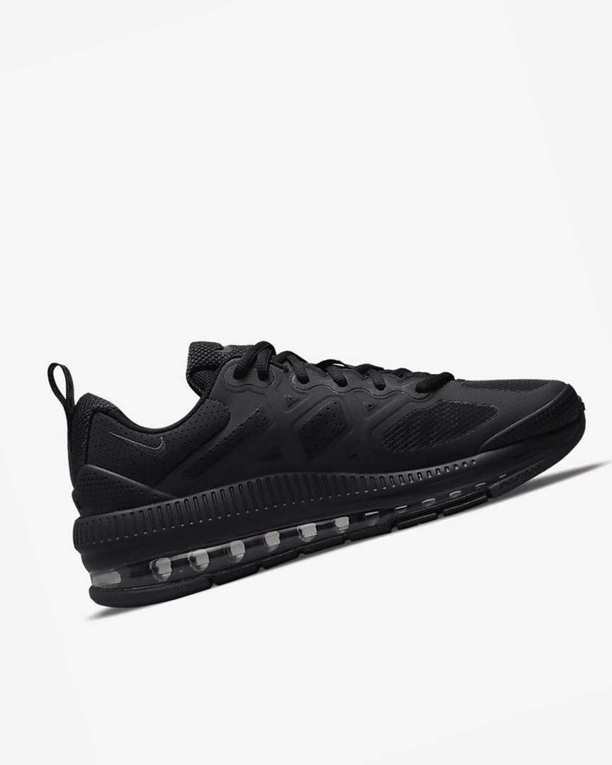 Black / Dark Grey Men's Nike Air Max Genome Casual Shoes | UK4769