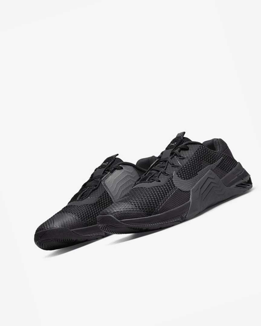 Black / Dark Grey Men's Nike Metcon 7 Training Shoes | UK2514