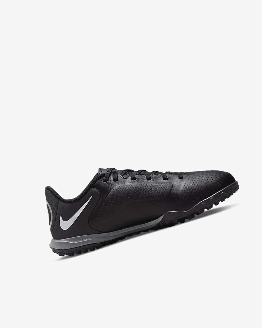 Black / Dark Grey / Metal Gold / Black Girls' Nike Jr. Tiempo Legend 9 Academy TF Football Shoes | UK5575