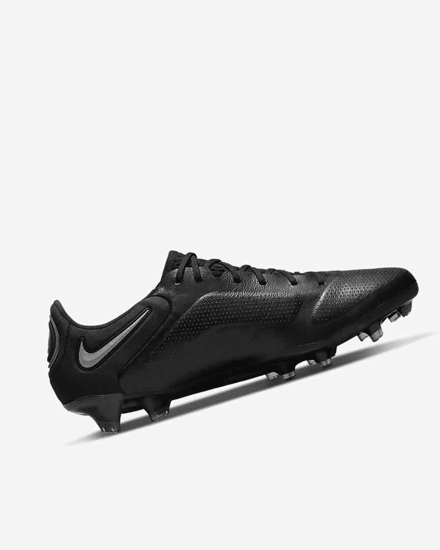 Black / Dark Grey / Metal Gold / Metal Dark Grey Women's Nike Tiempo Legend 9 Elite FG Football Boots | UK5515