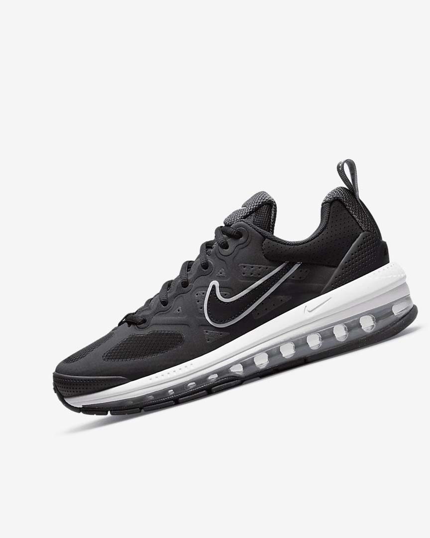 Black / Dark Grey / White / Black Women\'s Nike Air Max Genome Casual Shoes | UK2690