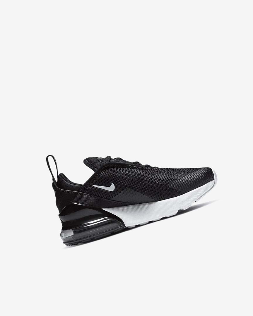 Black / Dark Grey / White Boys' Nike Air Max 270 Casual Shoes | UK2655