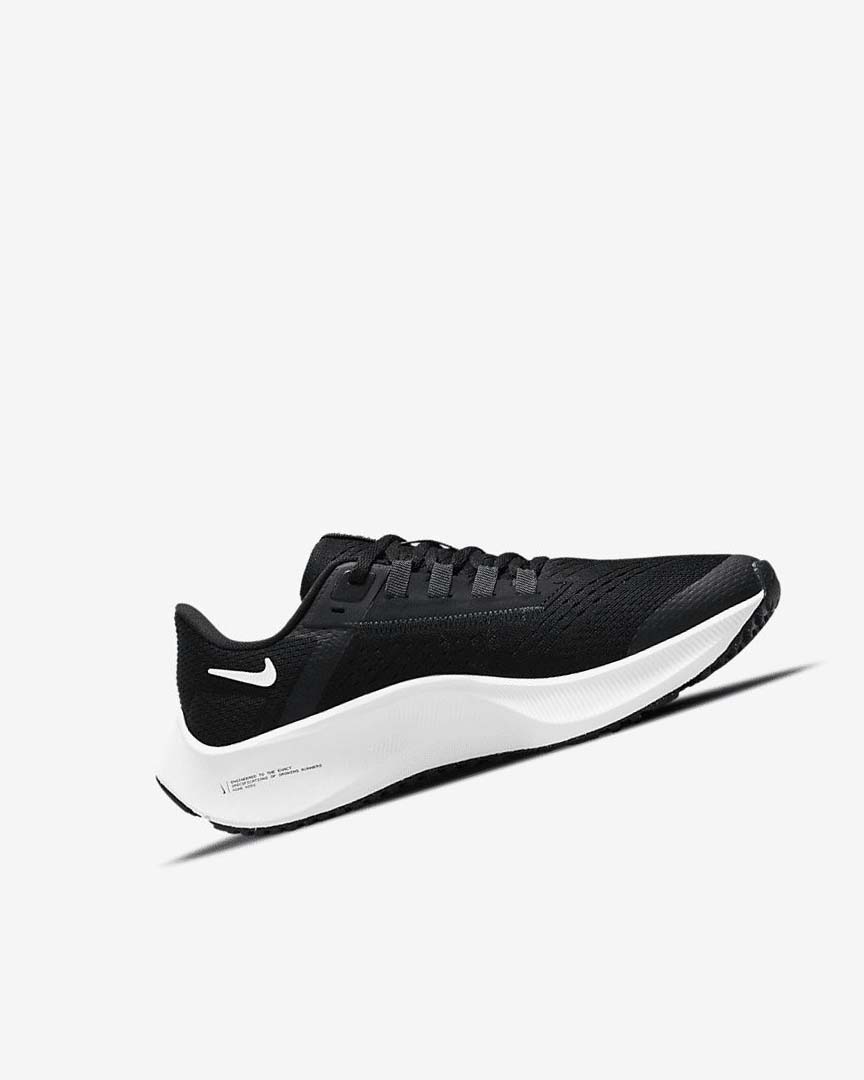 Black / Dark Grey / White Boys' Nike Air Zoom Pegasus 38 Running Shoes | UK3144