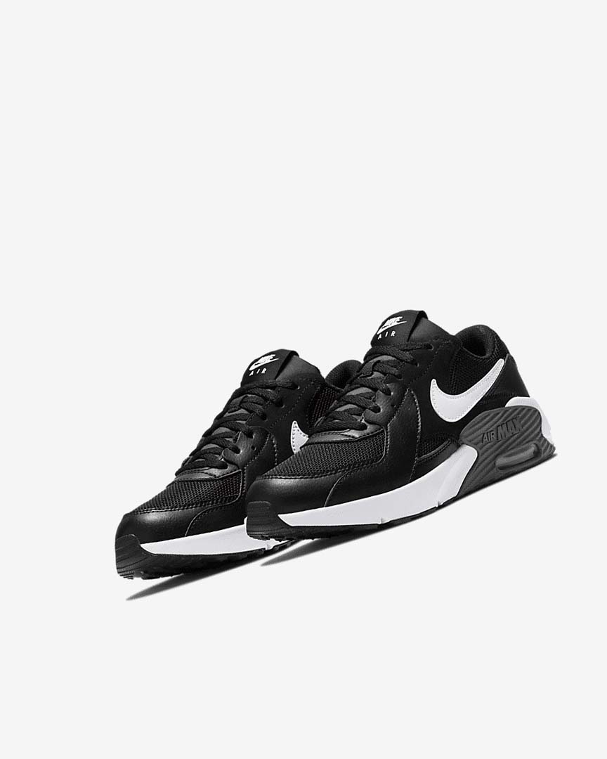 Black / Dark Grey / White Boys' Nike Air Max Excee Sneakers | UK5383