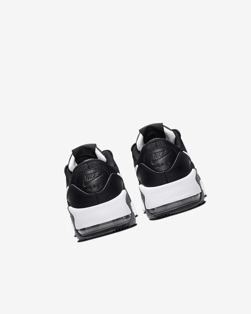 Black / Dark Grey / White Boys' Nike Air Max Excee Sneakers | UK5383