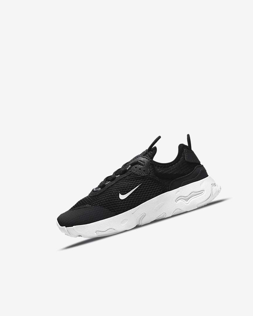 Black / Dark Grey / White Girls\' Nike RT Live Shoes | UK5123