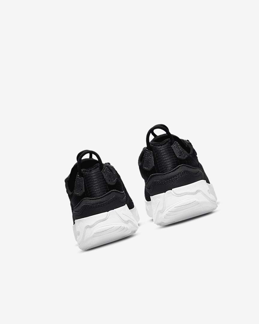 Black / Dark Grey / White Girls' Nike React Live Sneakers | UK2293