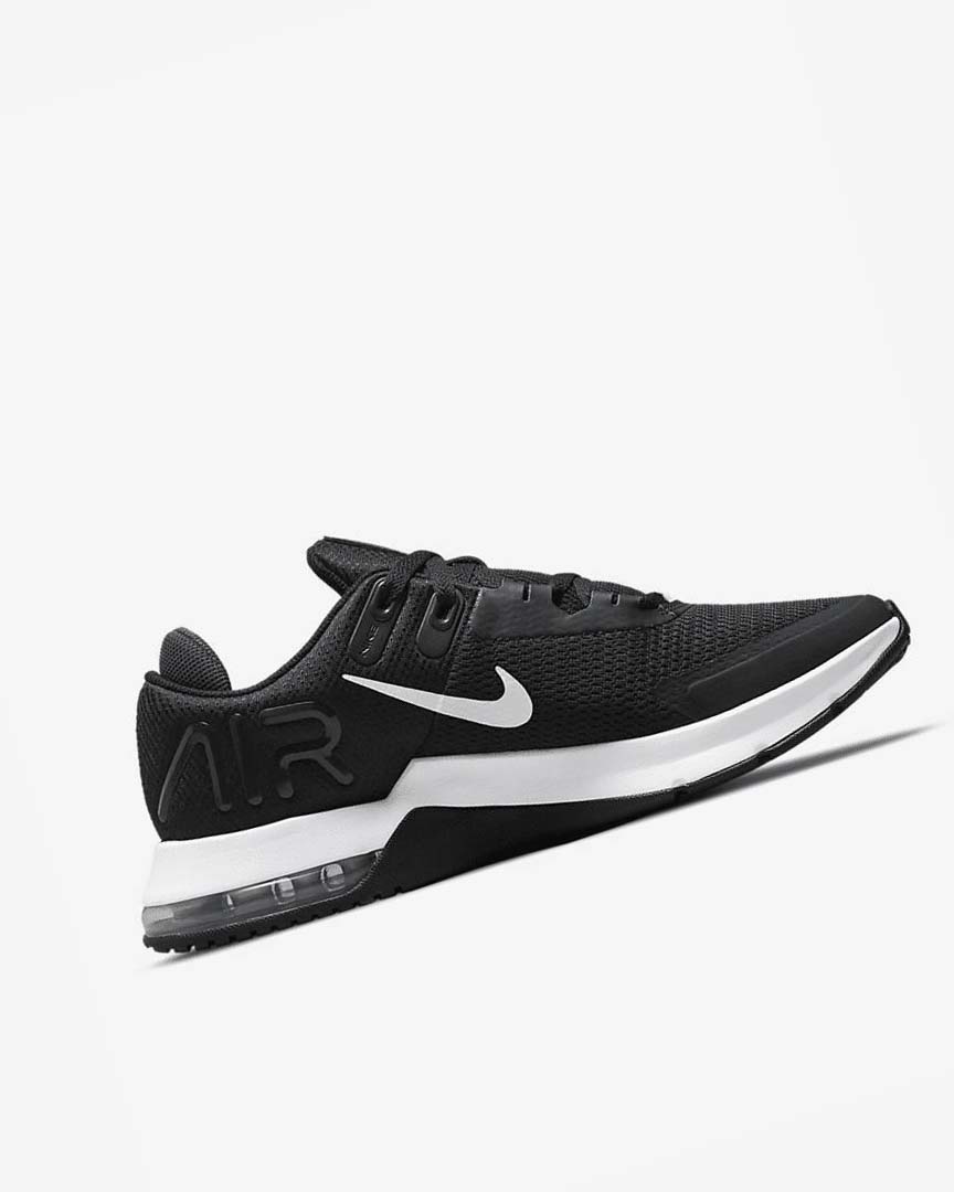 Black / Dark Grey / White Men's Nike Air Max Alpha Trainer 4 Training Shoes | UK2467