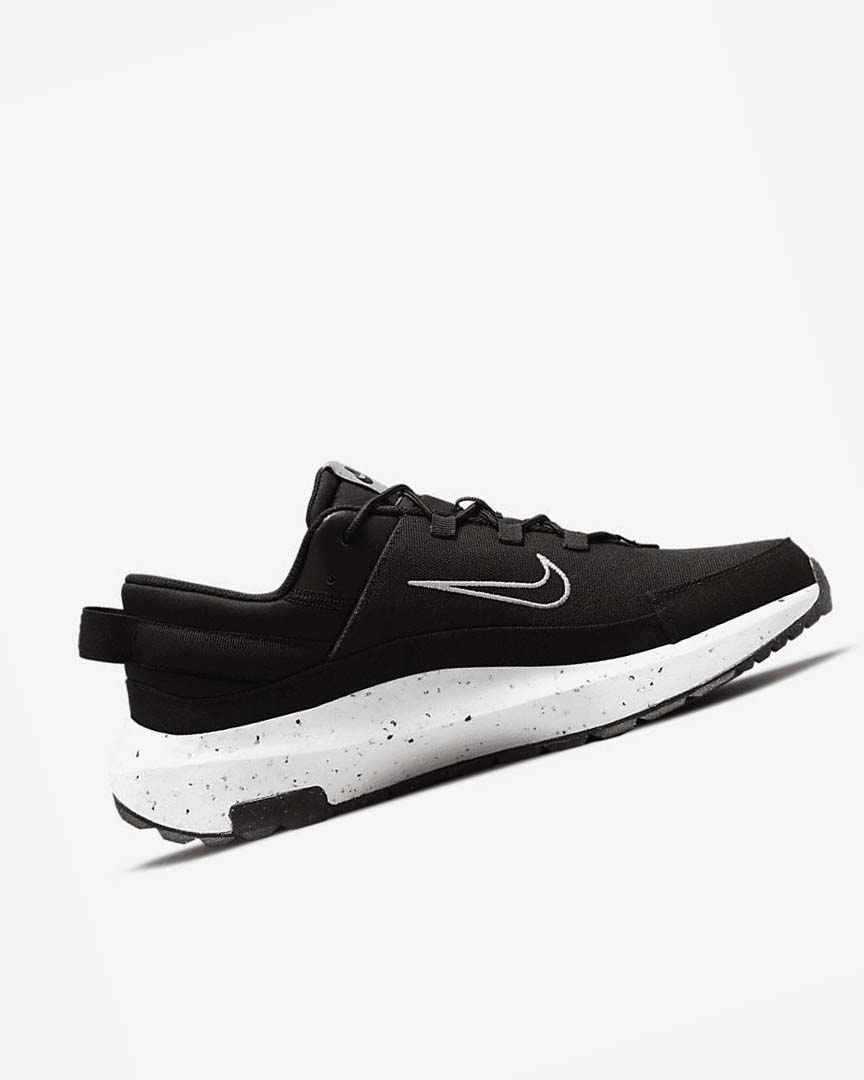 Black / Dark Grey / White Men's Nike Crater Remixa Sneakers | UK5421