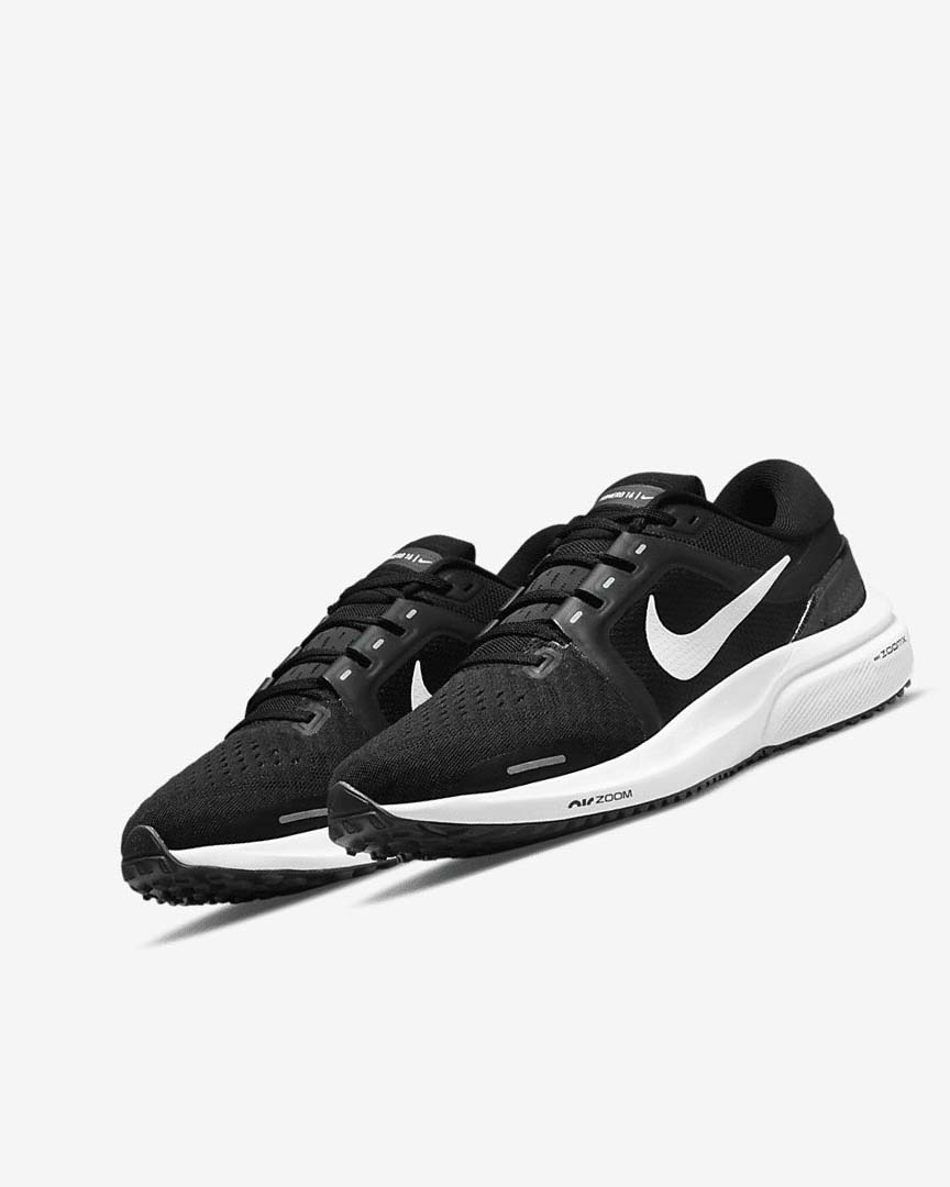 Black / Dark Grey / White Women's Nike Air Zoom Vomero 16 Running Shoes | UK3218