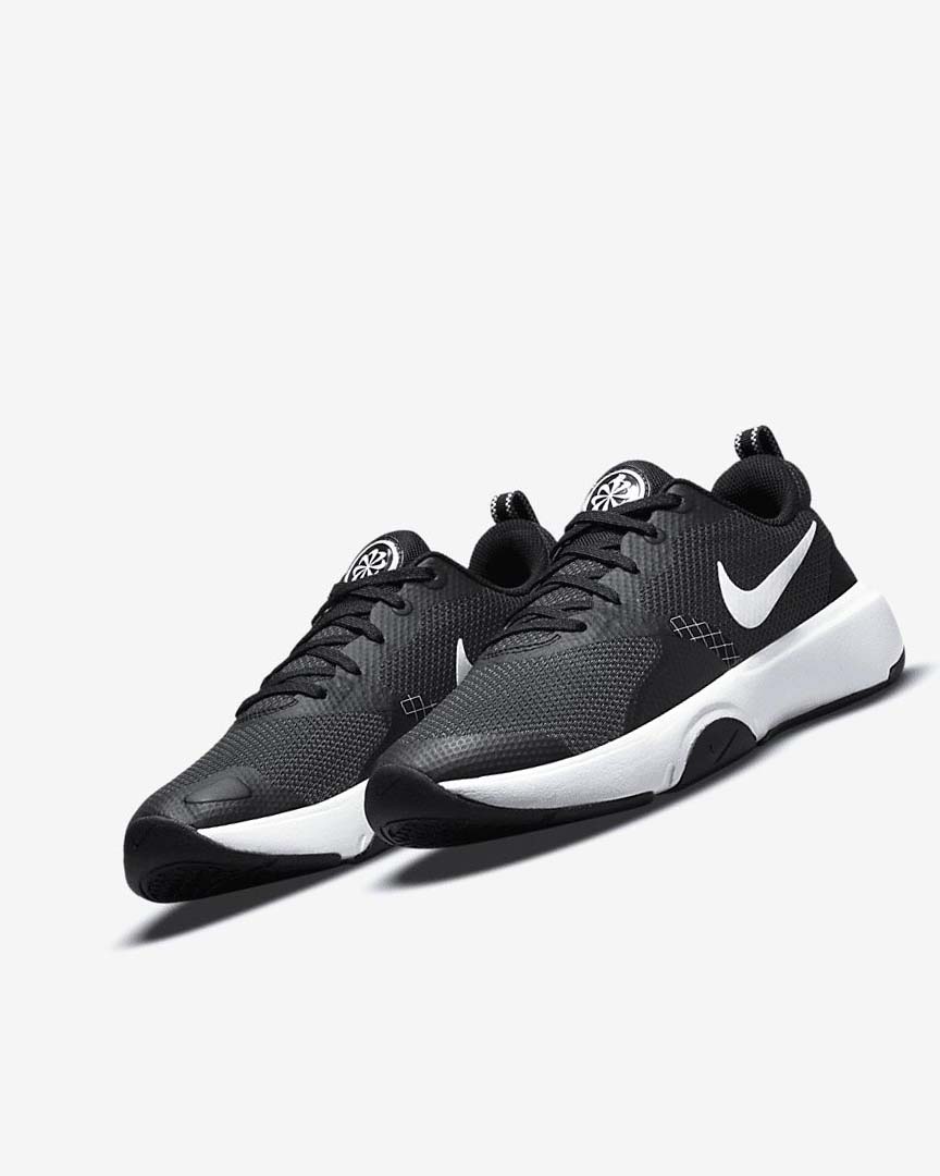 Black / Dark Grey / White Women's Nike City Rep TR Training Shoes | UK5326