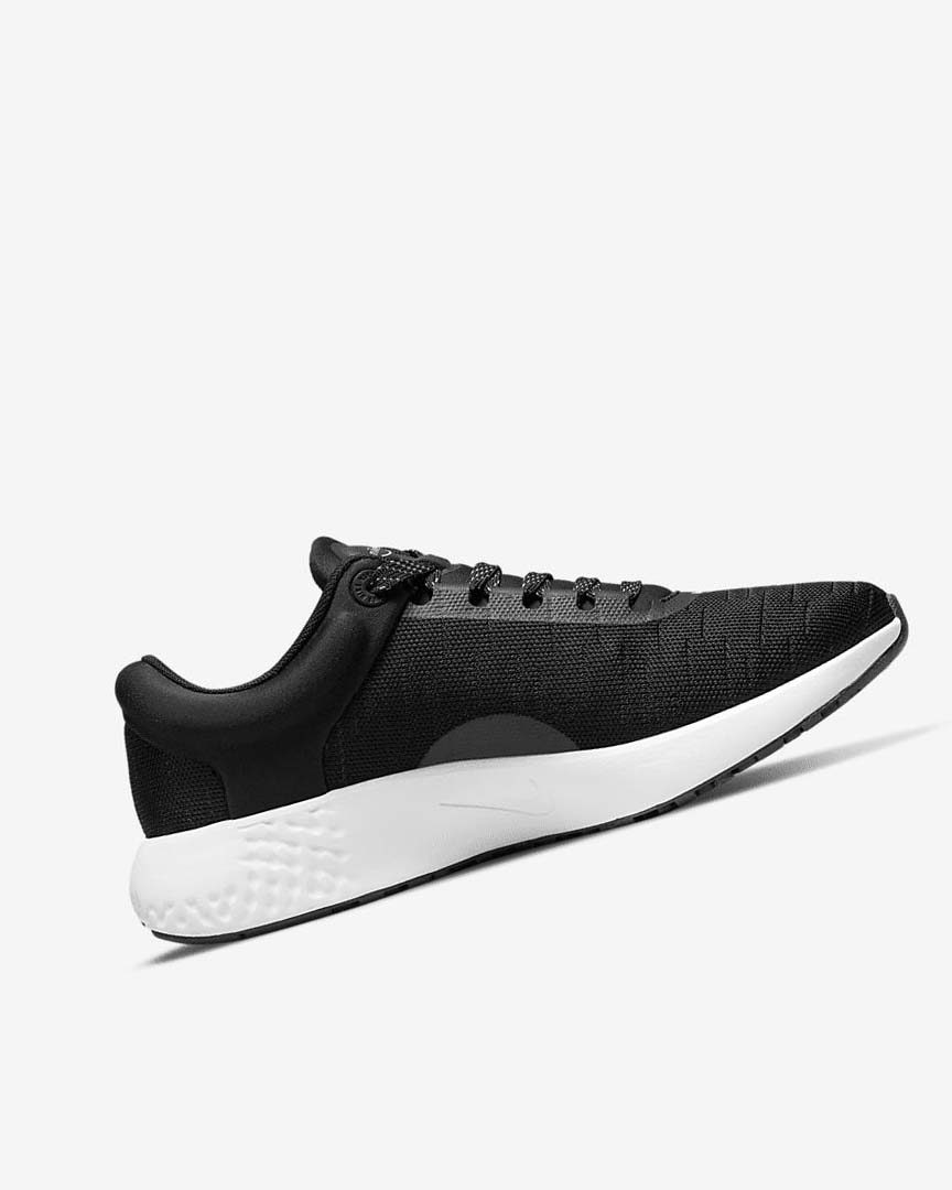 Black / Dark Grey / White Women's Nike Renew Serenity Run Running Shoes | UK2634