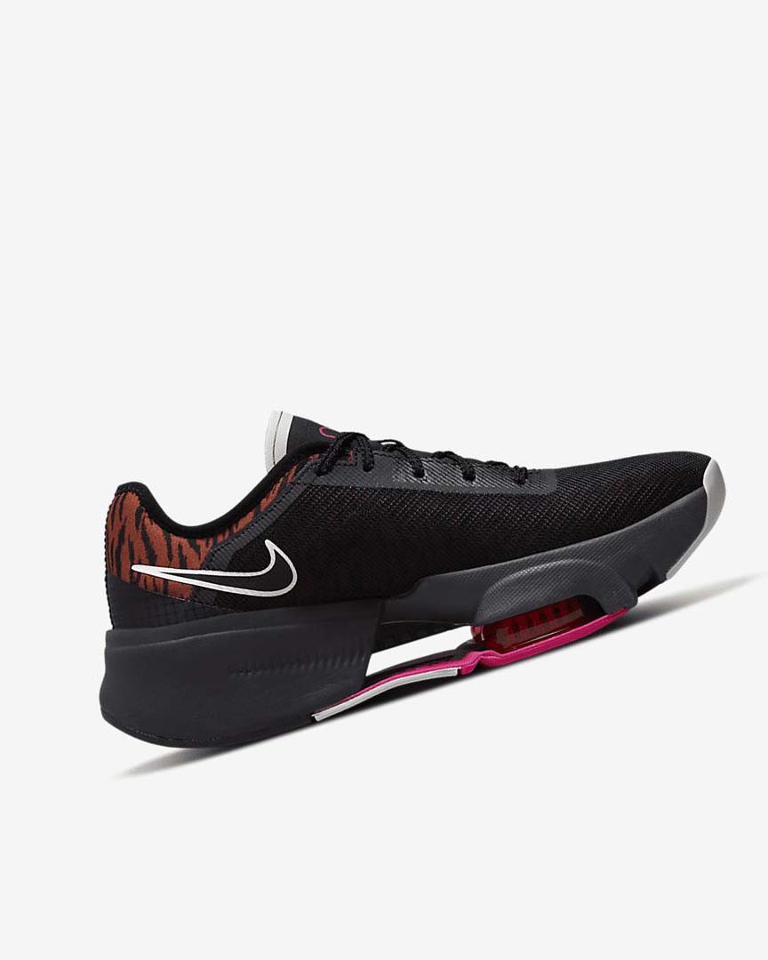 Black / Dark Grey Women's Nike Air Zoom SuperRep 3 Training Shoes | UK3161