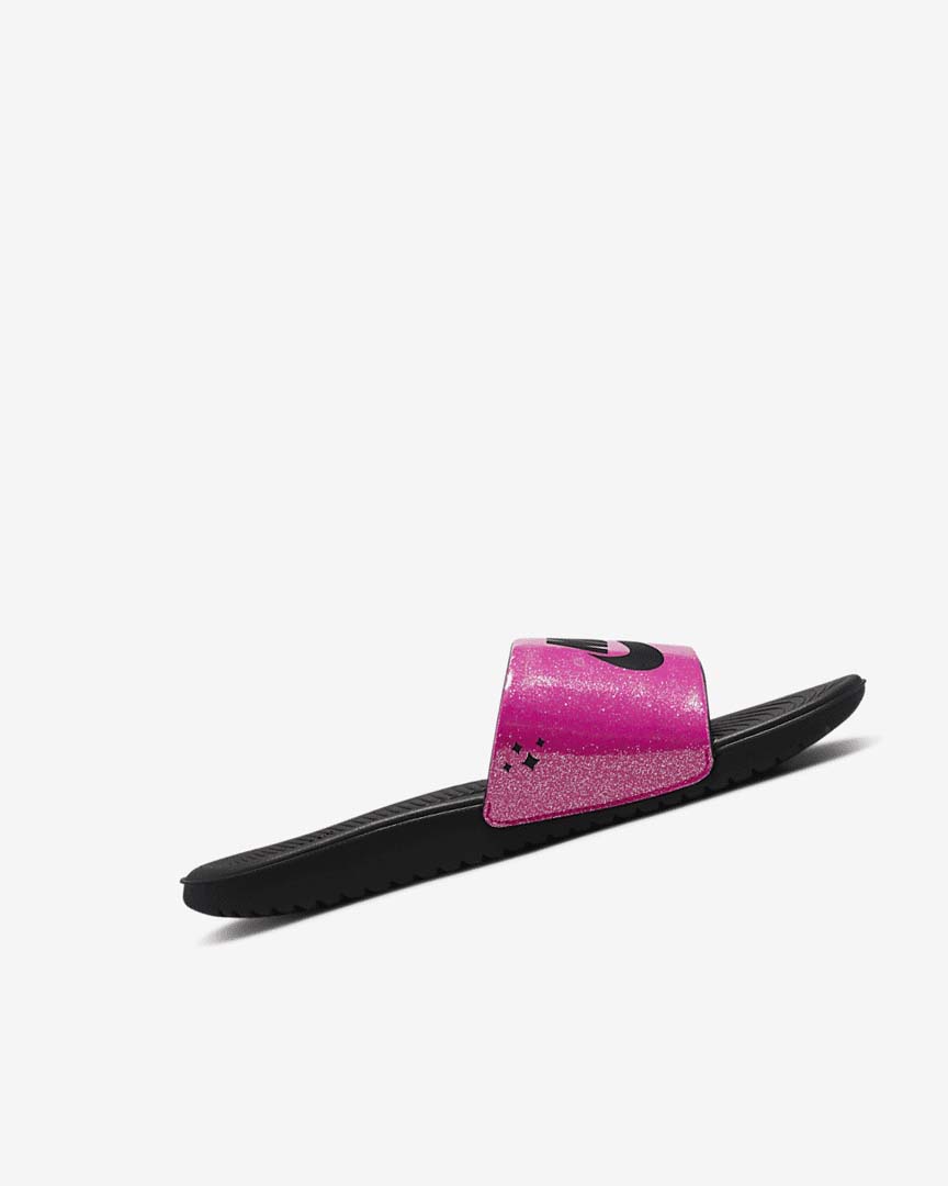 Black Girls' Nike Kawa SE Slides | UK4875