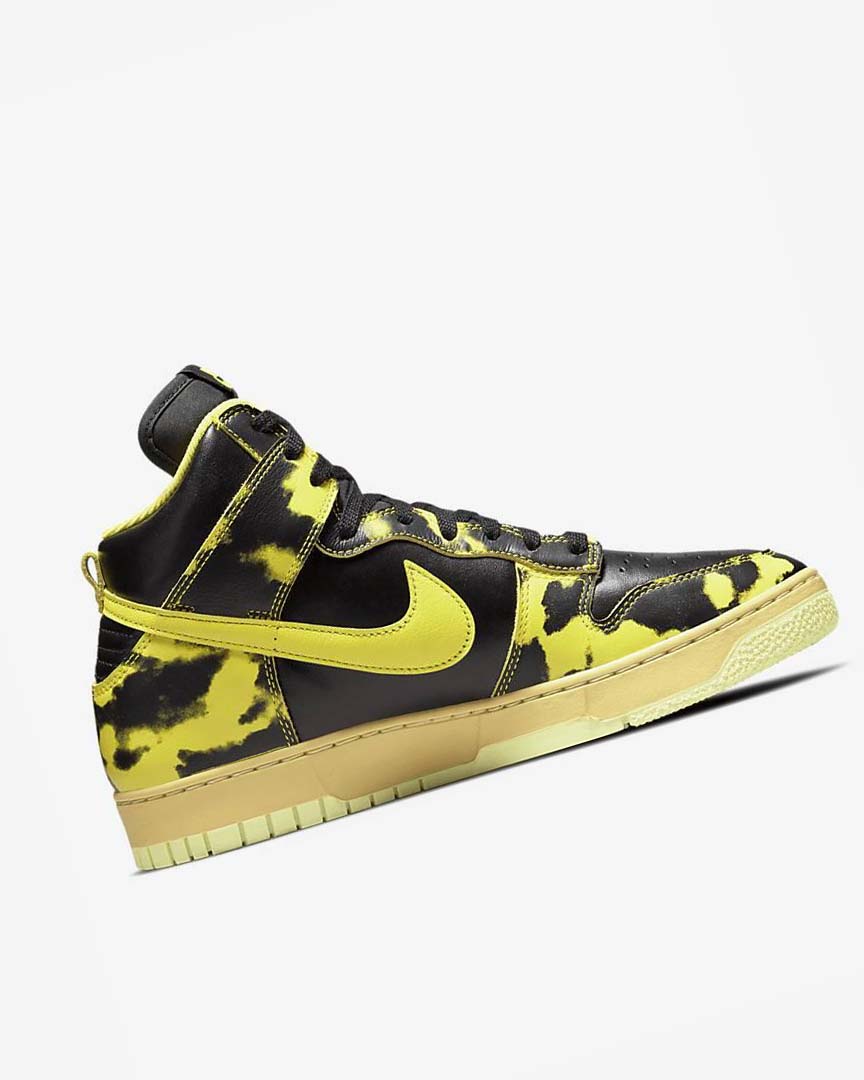 Black / Gold / Yellow Men's Nike Dunk High 1985 SP Sneakers | UK2869