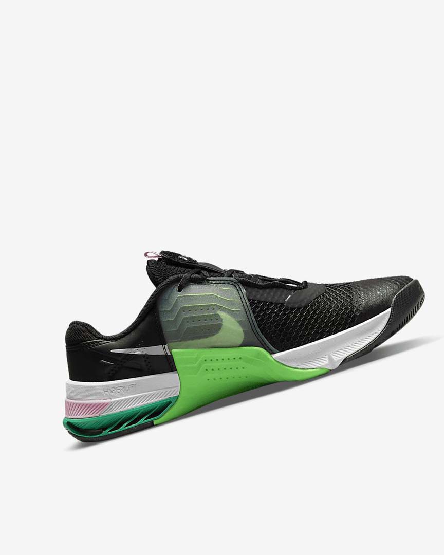 Black / Green / Pink / White Women's Nike Metcon 7 Training Shoes | UK5082