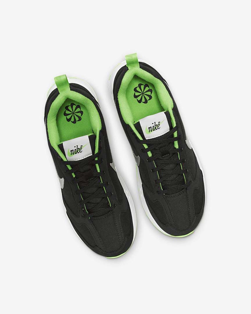 Black / Green / White Boys' Nike Air Max Dawn Sneakers | UK2868