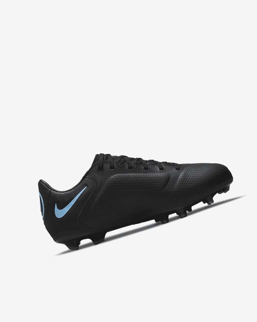 Black / Grey / Black Boys' Nike Jr. Tiempo Legend 9 Pro FG Football Boots | UK4944