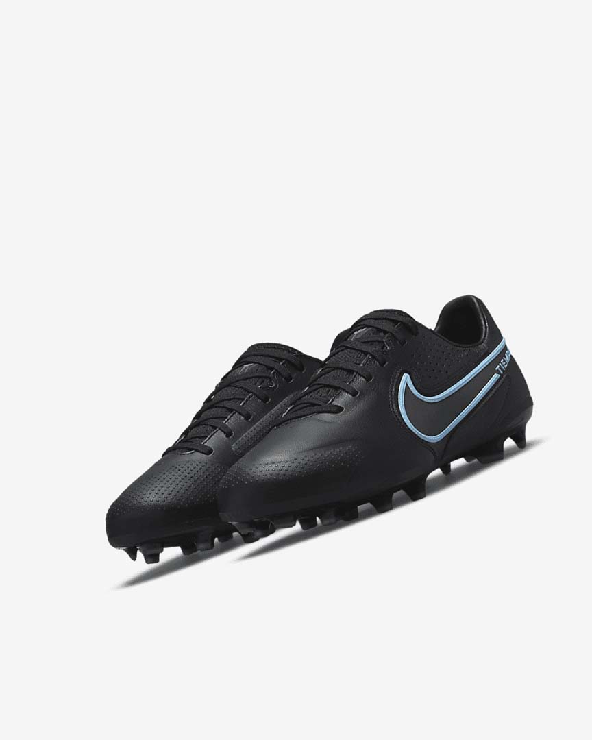 Black / Grey / Black Girls' Nike Jr. Tiempo Legend 9 Pro FG Football Boots | UK3263