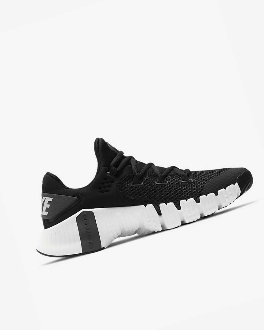 Black / Grey / Black Men's Nike Free Metcon 4 Training Shoes | UK4885