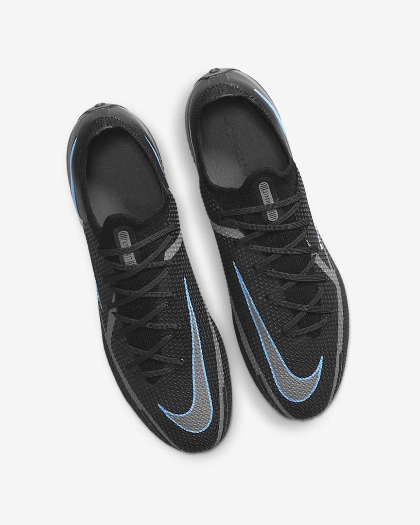 Black / Grey / Black Women's Nike Phantom GT2 Elite FG Football Boots | UK2864