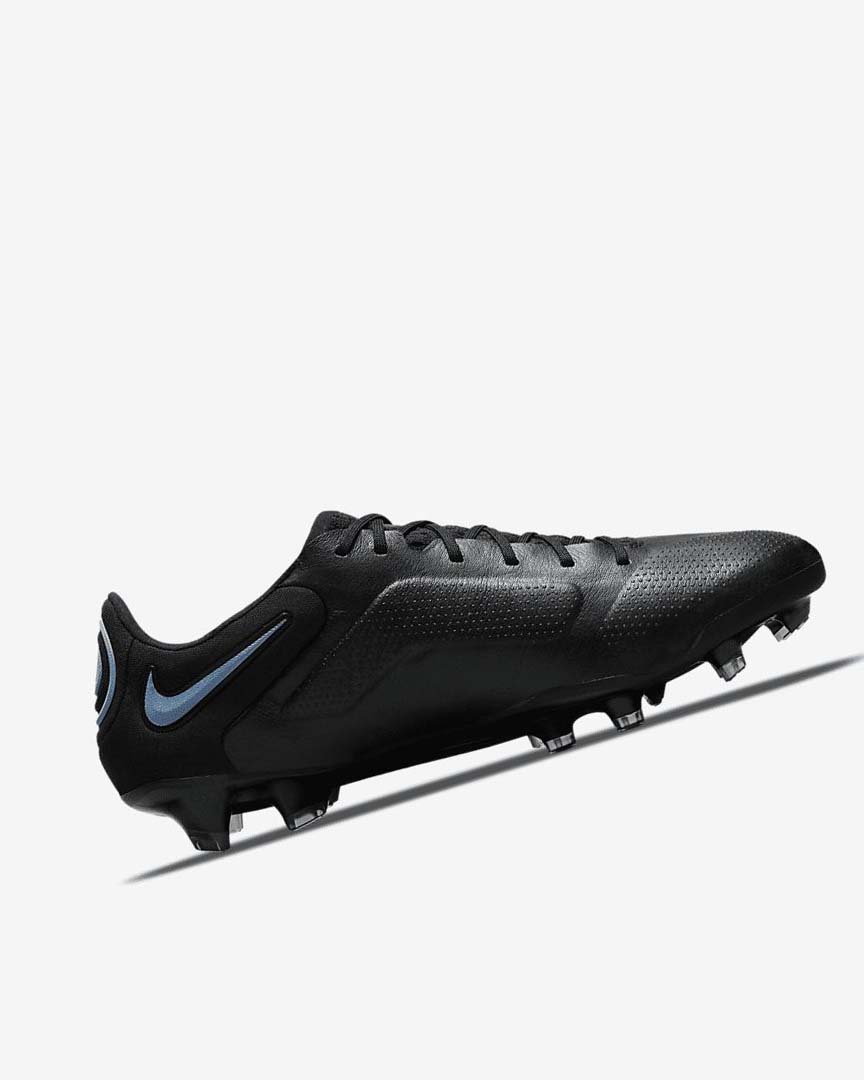 Black / Grey / Black Women's Nike Tiempo Legend 9 Elite FG Football Boots | UK5234