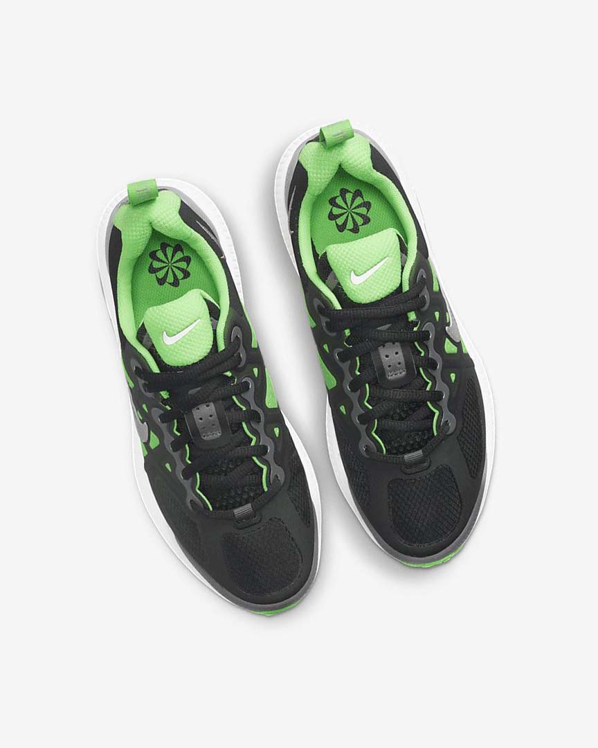 Black / Grey / Green Boys' Nike Air Max Genome Casual Shoes | UK3212