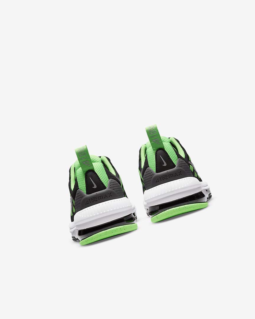 Black / Grey / Green Boys' Nike Air Max Genome Casual Shoes | UK3212